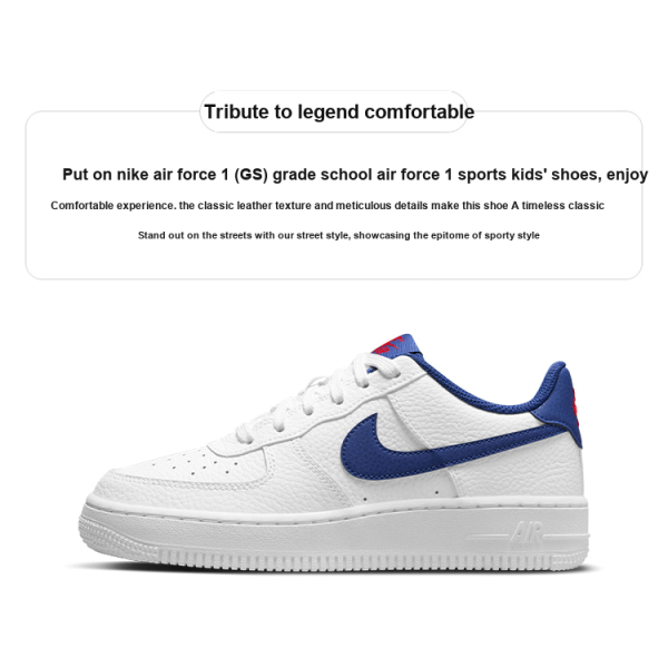 Nike Air FORCE 1 Детские Скейтбординги Низкие Кроссовки Унисекс