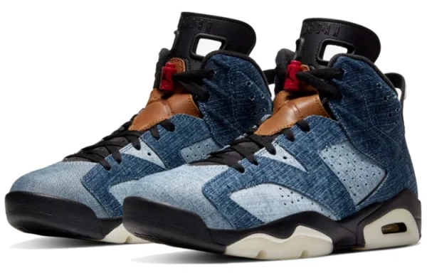 JORDAN 6 Retro Washed Denim