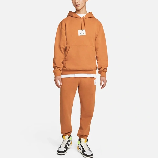 JORDAN SS22 Sweatshirts Men Brown Yellow