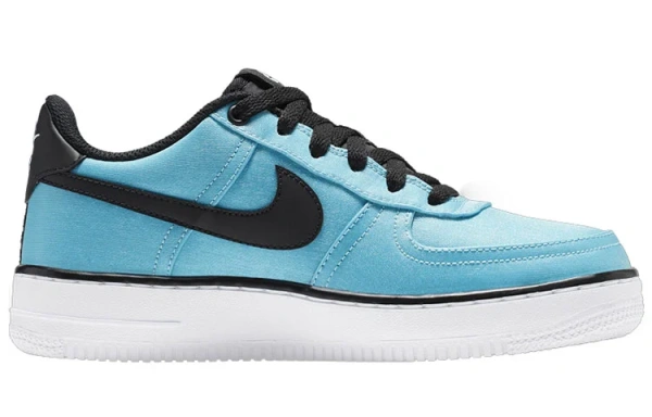 Nike Air Force 1 Lv8 Shift Anti Slip Wear Resistant Low Top Kids' Skateboarding Shoes Ice Blue Teenagers
