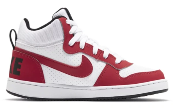 Nike Court Borough Mid Gym Red White GS