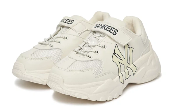 MLB Big Ball Chunky Collection A Low Top Chunky Sneakers Ivory Kids'