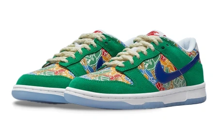 NIKE Dunk Детские Скейтбординги Низкие Кроссовки Унисекс