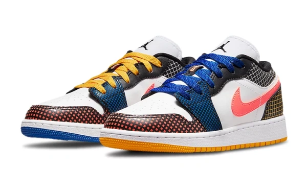 Jordan 1 Low MMD Multi Color Grid GS