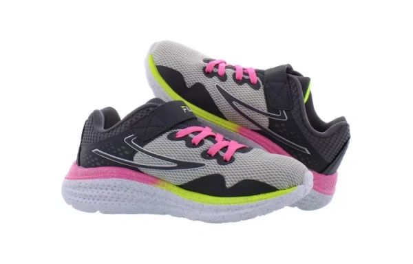 FILA KIDS Cushioned Slip-Resistant Low-Top Kids Lifestyle Shoes Black Kids'