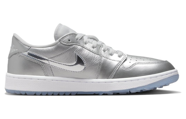 Jordan Air Jordan 1 Винтажные баскетбольные кроссовки Low Top Серебристые Унисекс
