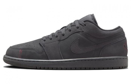 JORDAN 1 Low Se Craft Dark Smoke Grey Varsity Red