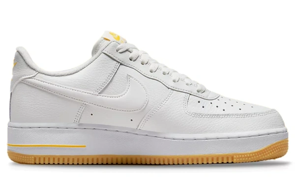 Nike Air Force 1 Low '07 White University Gold Gum