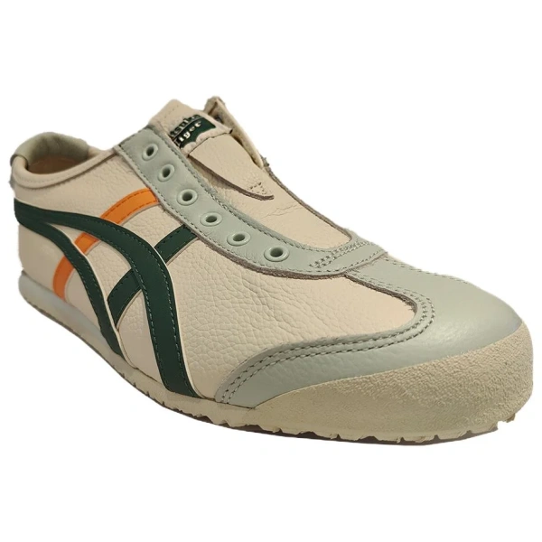 Onitsuka Tiger Mexico 66 Slip On Sneakers 'Beige Grass Green'