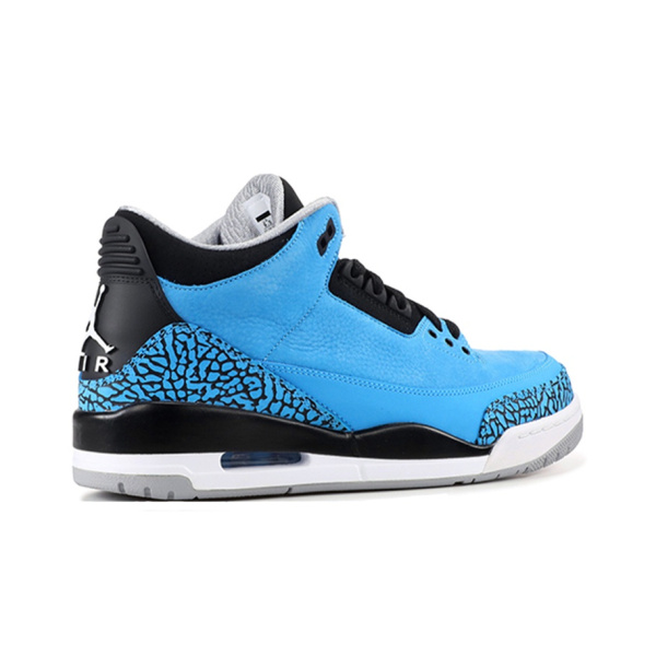 Jordan Air Jordan 3 Retro Powder Blue MID Топ Баскетбольные кроссовки Мужской Black Blue Выпуск 2014 года