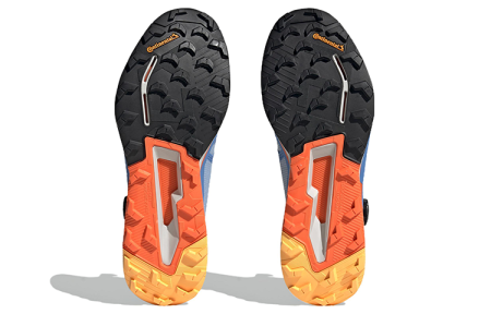 adidas Terrex Agravic Slip Resistant Abrasion Resistant Легкий Низкий Топ Беговые кроссовки Мужской Фиолетовый Серый