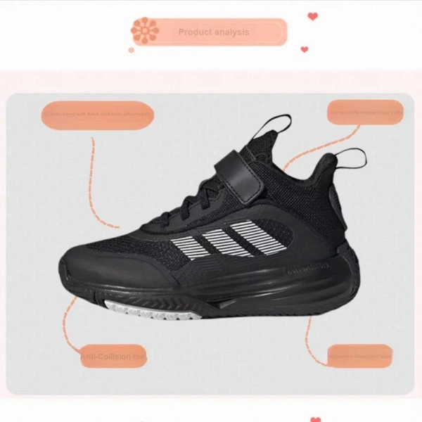 adidas Own The Game 3.0 K 'Black White'