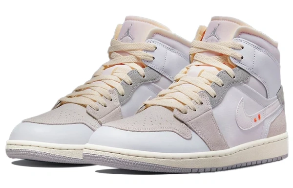 JORDAN 1 Mid Se Craft Inside Out White Grey