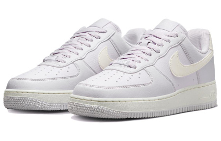 Nike Air FORCE 1 Low Топ Скейтборд Кроссовки Женские Светло-фиолетовые