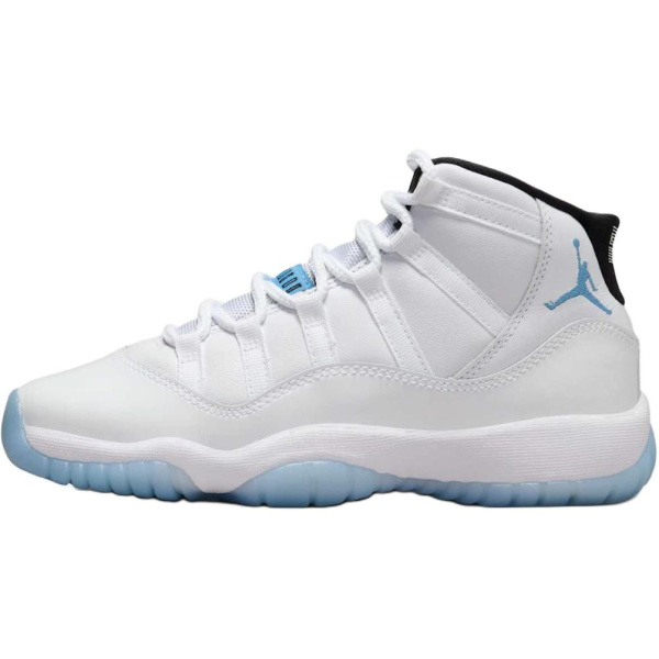 Jordan Air Jordan 11 Детские баскетбольные кроссовки Высокие Белые Унисекс