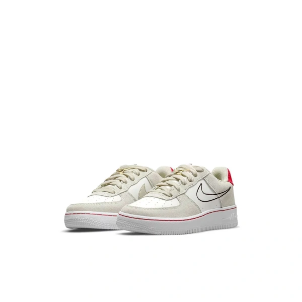 Air Force 1 LV8 S50 GS 'Light Stone University Red'