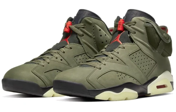 Travis Scott X Jordan 6 Retro Olive