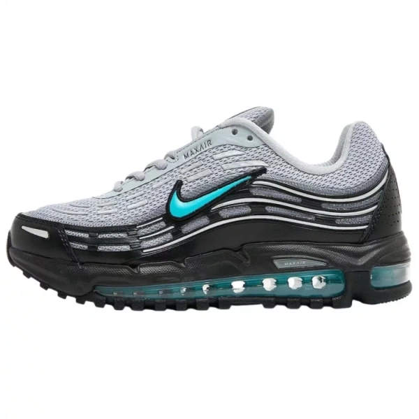 Nike AIR MAX TL 2.5 Anti Slip Wear Resistant Low Top Casual Running Shoes Unisex Black Gray Color