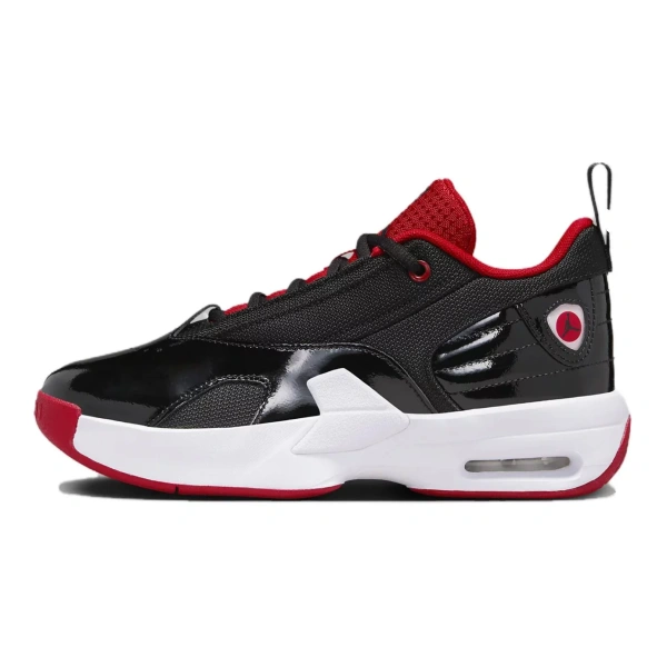 Jordan Max Aura 6 Anti Slip Wear Resistant Kids Lifestyle Shoes Black White Red Teenagers