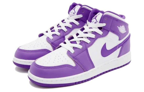 Jordan Air Jordan 1 Детские баскетбольные кроссовки MID Топ Унисекс