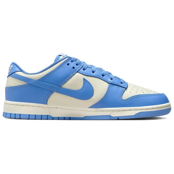 NIKE Dunk Кроссовки для скейтбординга Низкие Белые и синие Унисекс