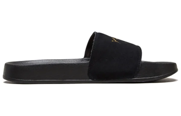 PUMA Leadcat Suede Slide 'Black Team Gold'