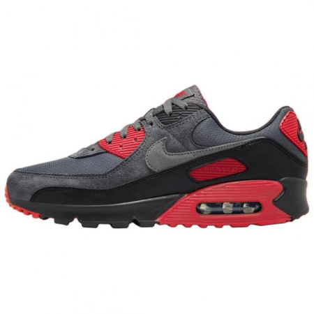 Nike Air Max 90 'Smoke Grey Fire Red'