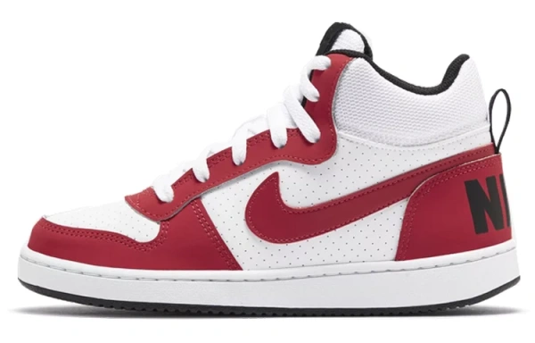 Nike Court Borough Mid Gym Red White GS