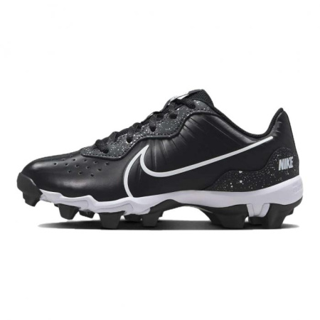 Nike Alpha Huarache 4 Anti-Slip Wear-Resistant Kids' Training Shoes Black White Kids'