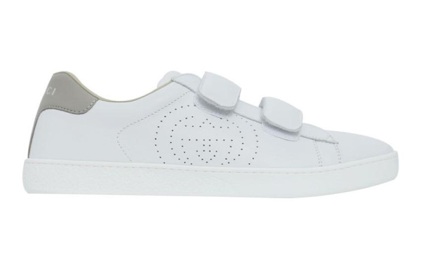 GUCCI Kids GG Touch Strap Sneakers