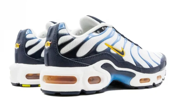 Nike Kids Air Max Plus 'White/Midnight Navy' Sneakers