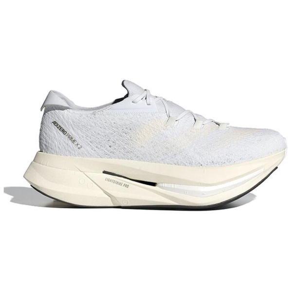 Adidas Adizero Prime X 2,0 Беговые кроссовки Низкий Верх Серый / Белый Мужские