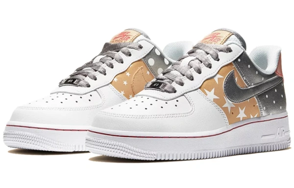 Nike Air Force 1 Low Metallic Gold Stars Women's