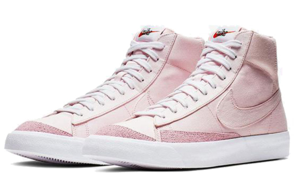 Nike Blazer 77 'Розовая пена' Non Нижняя юбка Легкий MID Топ Кроссовки для скейтбординга Унисекс Розовый