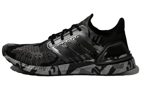 Adidas ULT Шокабсорберы Противоскользящие Устойчивые к истиранию Низкий Топ Марафон Беговые кроссовки Унисекс Серый Черный