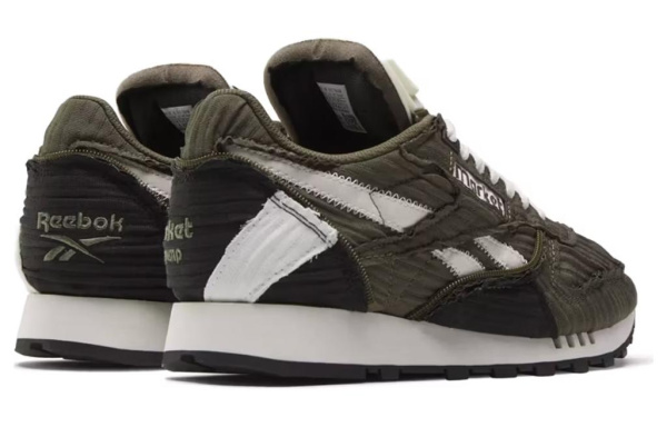 reebok Classic Leather Беговые кроссовки Низкие Топ Яшмовый Унисекс