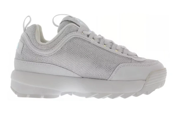 FILA KIDS Cushioning Wear-Resistant Low-Top Kids Lifestyle Shoes White Kids'