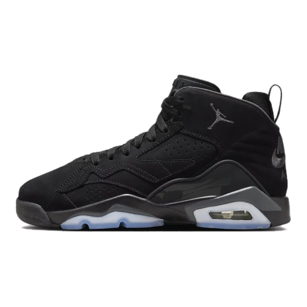 Jordan Jumpman MVP Slip Resistant Cushioning Mid Top Children's Basketball Shoes Black Teenagers