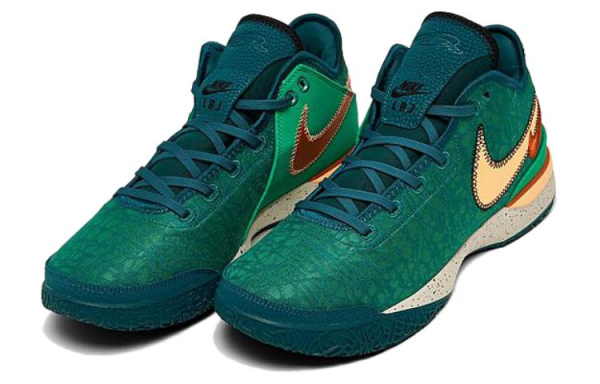 NIKE LeBron NXXT Gen Баскетбольные кроссовки MID Топ Темно-зеленый Мужские