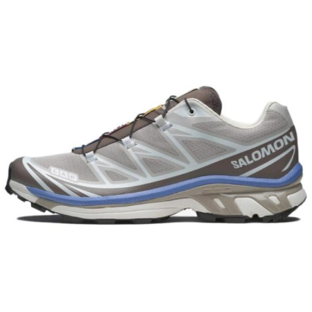 SALOMON XT 6 Anti Slip Wear Resistant Low Top Running Shoes Unisex Gray