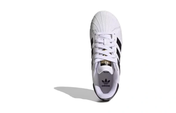 Adidas SUPERSTAR XLG Anti-Slip Wear-Resistant Low-Top Kids' Skateboarding Shoes White Kids'