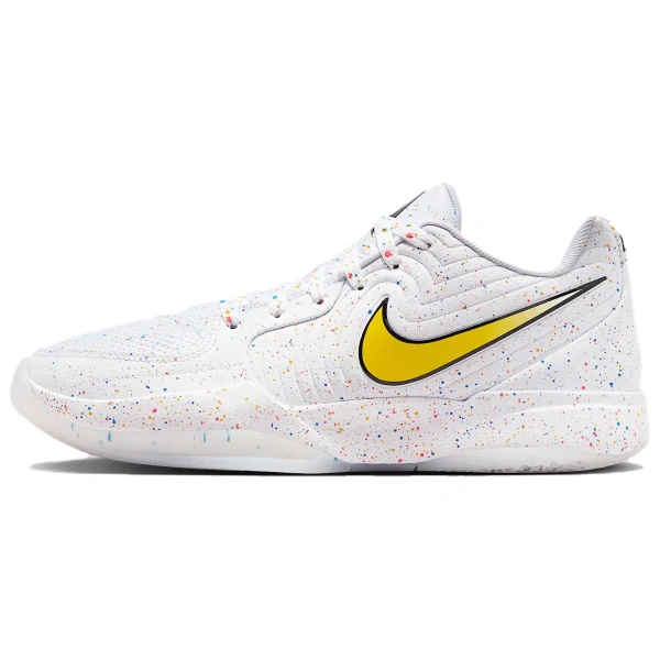 Nike Ja 2 Anti Slip Wear Resistant Low Top Basketball Shoes Unisex White