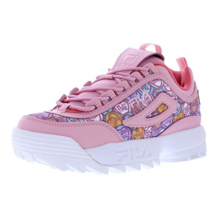 FILA Cushioning Wear Resistant Low Top Kids' Running Shoes Pink Kids'