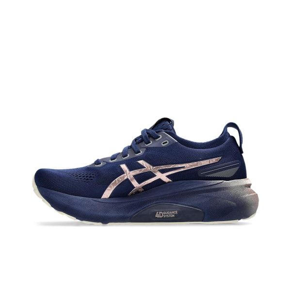 Asics Gel Kayano 31 Амортизация Дышащий Поддерживающие Низкие Топ Беговые Кроссовки Женские Циан Золотой