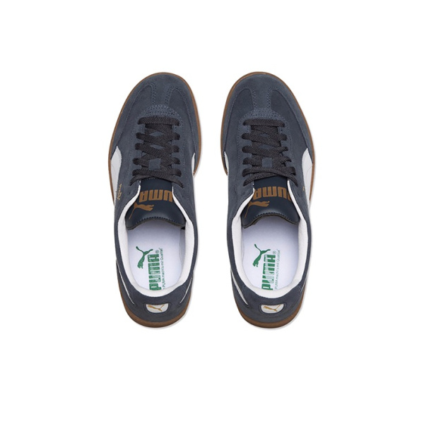 PUMA Liga Suede Low Top Скейтборд Кроссовки Унисекс Синий Белый