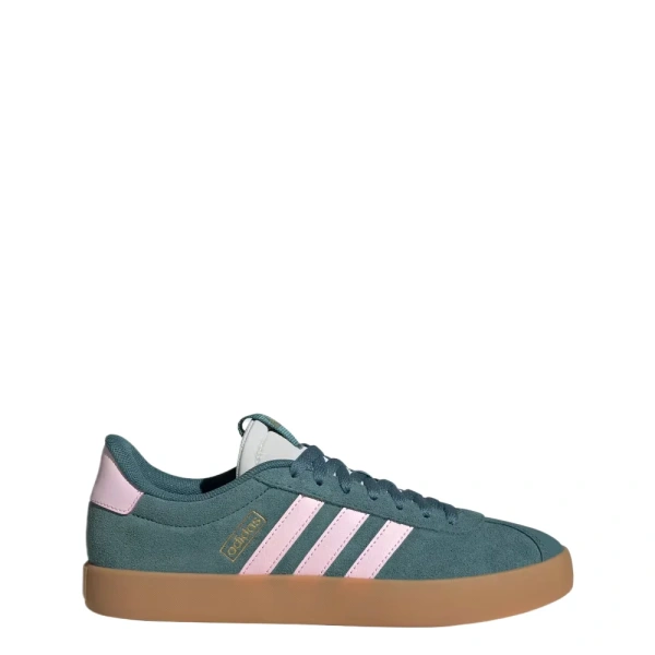 Adidas VL COURT 3.0 Low Top Skateboard Shoes Women's Green Pink