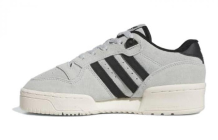 adidas Rivalry Low Wonder Silver Core Black Off White GS