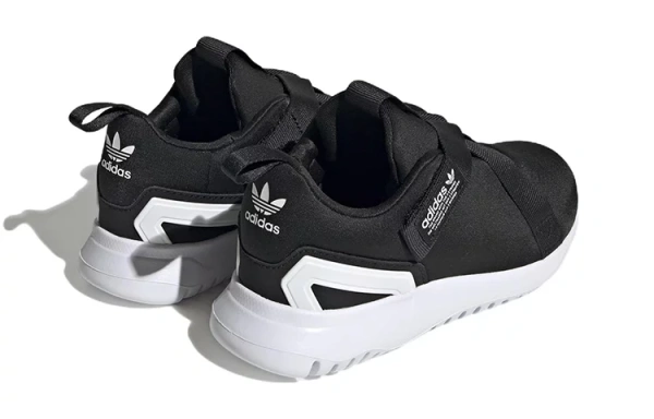 Adidas Originals Flex Collection 2.0 Anti-Slip And Wear-Resistant Lightweight Sports Casual Shoes Black White Kids'