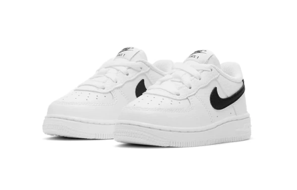 Nike Air Force 1 Low White Black Swoosh TD