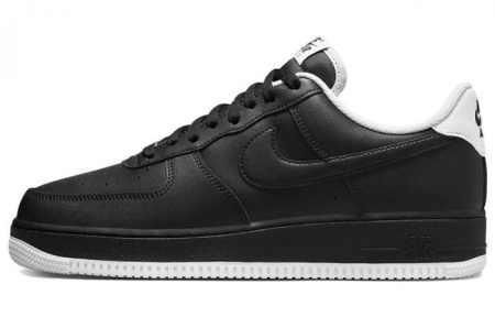 Nike Air Force 1 Low '07 Black White Sole